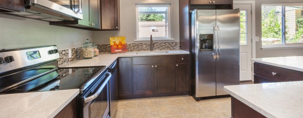 kitchen, dark cabinets, dark cabinetry